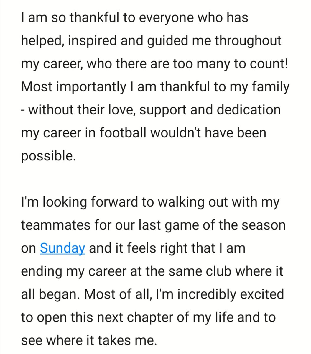 KashLipka's tweet photo. It's time to hang up the boots...
For many reasons I have decided that now is the right time for me to end my footballing career ⚽ https://t.co/XGpkEr7dke