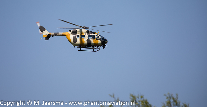 Phantomaviation's tweet photo. A UH-72A Lakota assigned to the Falcon Team, Joint Multinational Readiness Center (JMRC), 7th Army Training Command (7 ATC), United States Army Europe on final approach to runway 08. Ramstein air base April 28. 

@JmrcTeam 
@HohenfelsJMRC https://t.co/DtSrUXGEzx