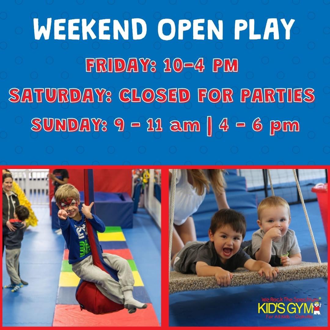 This weekend open play 🥳
