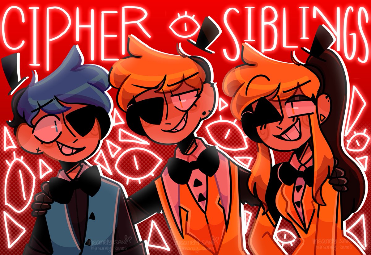 Insanely_Sanes's tweet photo. Bill, Will and Belle Cipher!
#GravityFalls #gravityfallsfanart #billcipher #willcipher #bellecipher #fanart #art #eyestrain #cipher #alternateuniverse https://t.co/DZyuwNbDdF