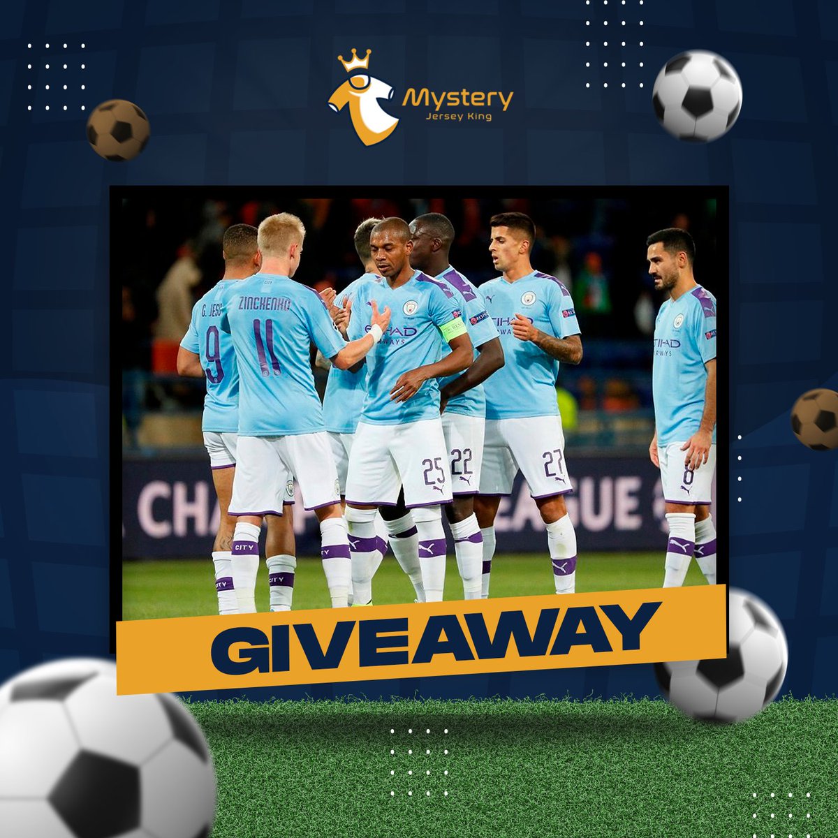 If Man City score more than two gaols in todays game against Leeds we'll giveaway a mysteryjerseyking.com box🎁

To enter;

🔁Retweet this tweet
🤝Follow us
