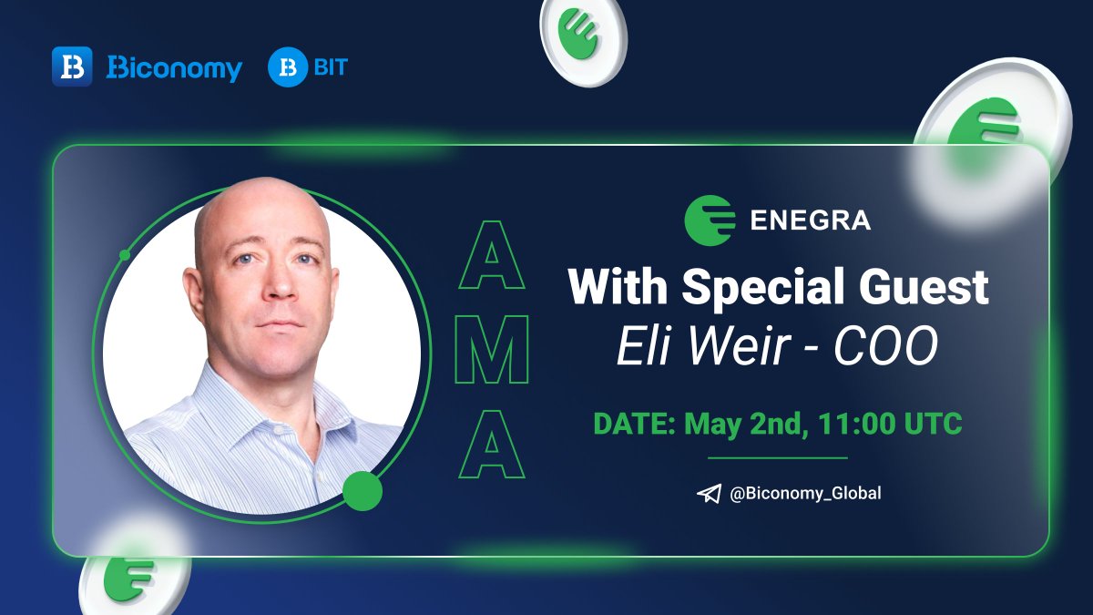 Wow🔥
AMA with <a href="/enegragroup/">Enegra</a> in our Tg t.me/Biconomy_Global 🚀

💰 $500 in $EGX will be shared for lucky winners💸
☑️ Join <a href="/enegragroup/">Enegra</a> and <a href="/Biconomy_Global/">old profile</a> 
☑️ RT &amp; Tag 3 friends, put #Enegra #EGX #Enegragroup #BiconomyExchange #Biconomy, Ask ?
☑️ Apply cutt.ly/0GRIcFr