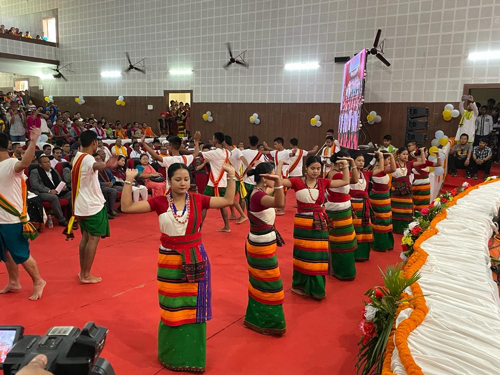 BJPDimaHasao's tweet photo. The 71th Foundation Day of Dima Hasao Autonomous Council has been celebrated. Hon'ble CEM, DHAC, Shri Debolal Gorlosa along with Hon'ble MLA, Smt. Nandita Gorlosa, Chairperson, Smt. Ranu Langthasa, all the MAC's, Mouzadhars, GB's and other dignitaries are present. 
#BJP4DimaHasao https://t.co/6dY9yFeebQ