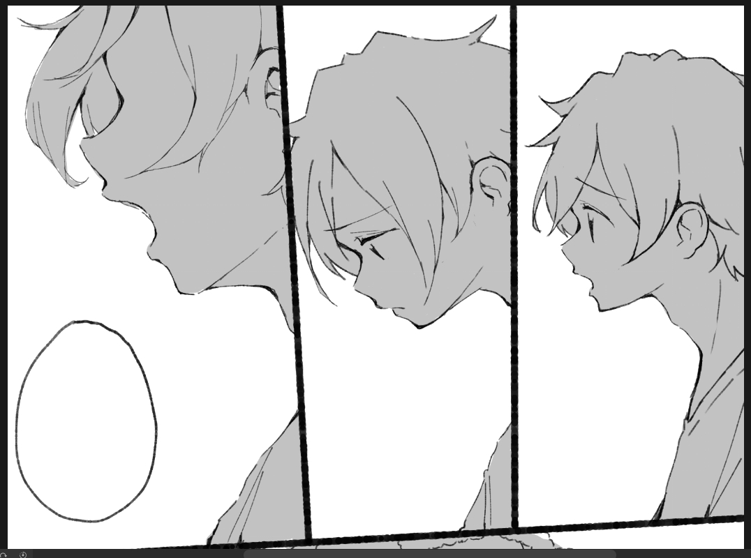 "何か"を伝えることを決意したこたろ～

(何者かによる圧を感じたので途中経過のコマを) 