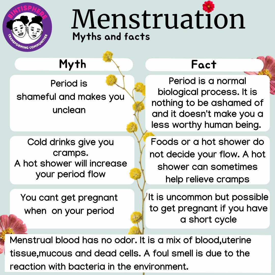 bintisphere's tweet photo. What are some of the stories you have heard about menstruation? 
#bintisphere #disabilityhealth #periods @PathfinderInt #SRH https://t.co/c8AzcCAsQ6