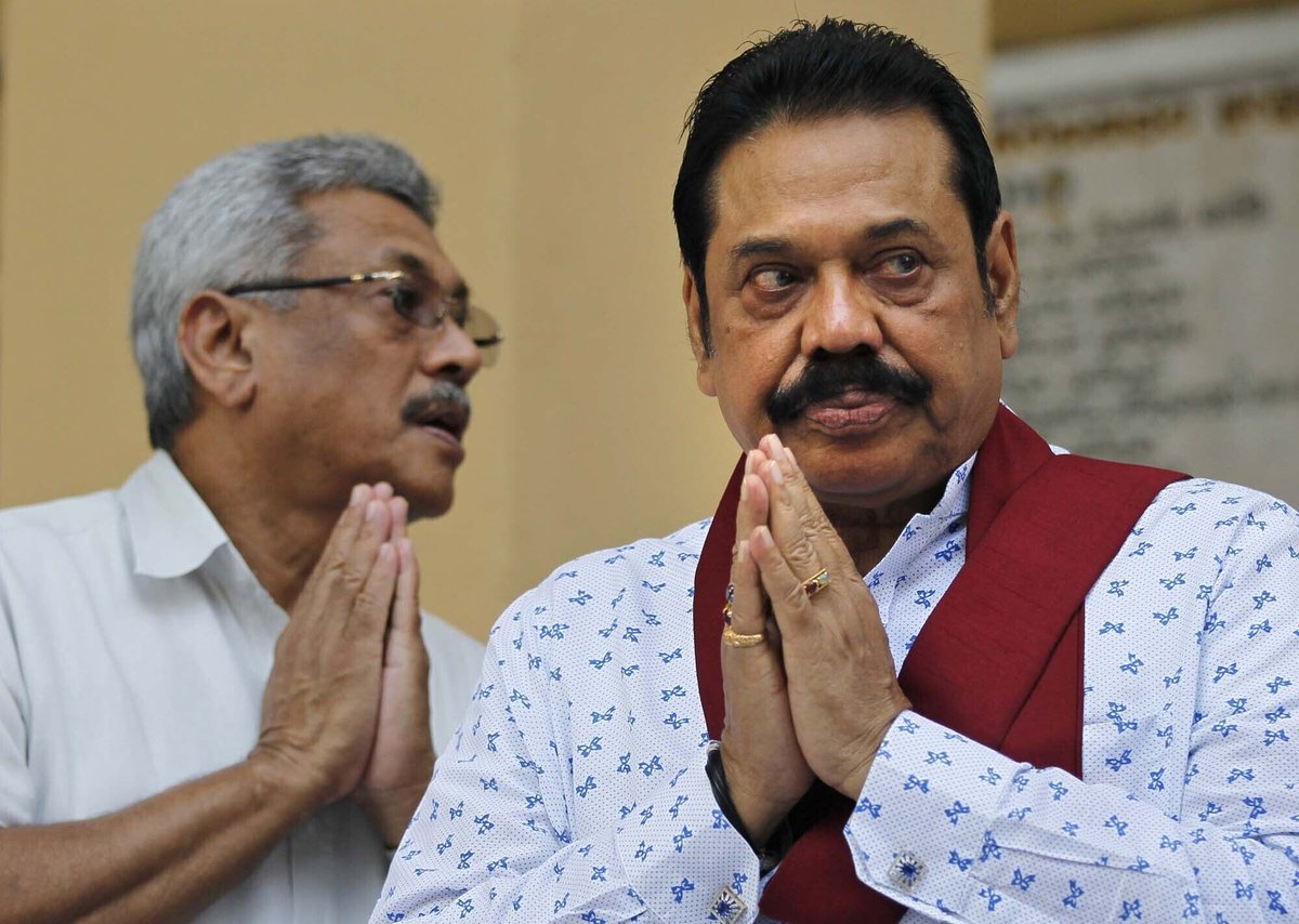 NewsCurrySL's tweet image. As Maithri Suggests New Prime Minister To Be Announced, Mahinda To Join #GotaGoHome Campaign. #lka #NewsCurry