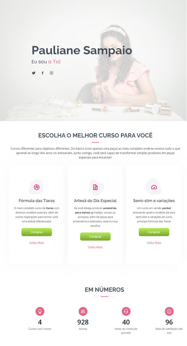 tortolys's tweet photo. Site atualizado e no ar \o/

Que felicidade disponibilizar nosso site novinho em folha

Se ainda não conhece, acessa e vem comigo. O caminho do artesanato é gratificante!

https://t.co/iRRh0FvSFv

#tortolys #tiaras #grinaldas #laços #arranjos #artesanato #noivas #curso #hotmart https://t.co/HyllRcYlcO