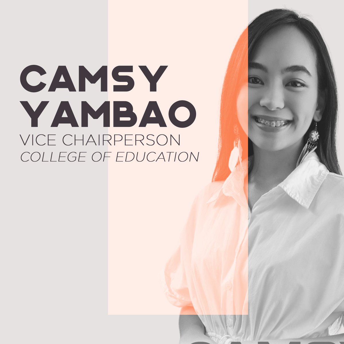 upsandiwa's tweet photo. UP Sandiwa proudly supports Camsy Yambao, and Chloe Antonio, as they strive to achieve leadership positions in their respective college councils. 
Your Sandiwa Family will always be here to support you in your undertakings. https://t.co/Yvni5XhzEZ