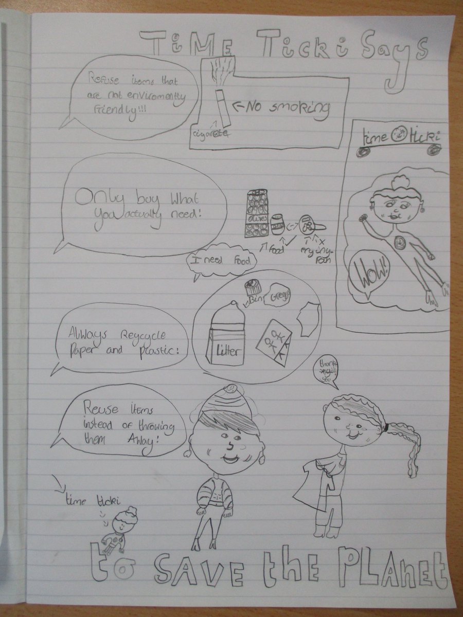 Class 3 enjoyed a fantastic workshop at Horsforth Library. Coalesce Dance Theatre took us on a time travelling adventure to help the human race save Planet Earth. They produced some great posters with advice from their own time-travellers for the humans of today! <a href="/leedslibraries/">Leeds Libraries</a>