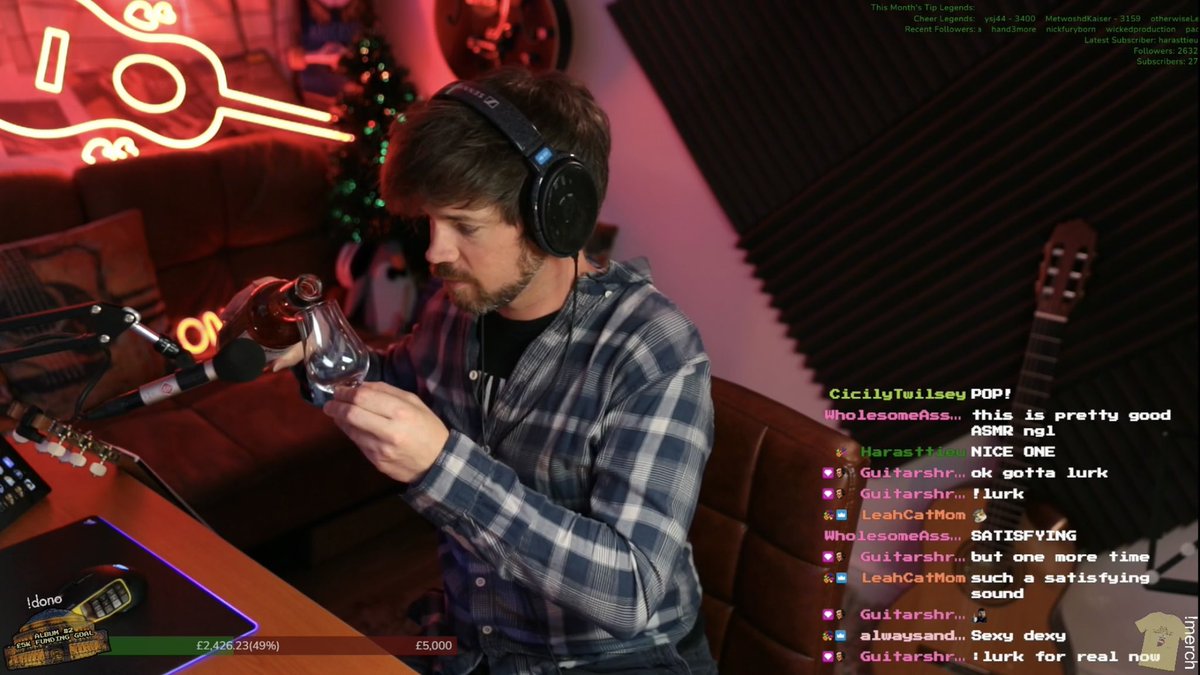 One of my wonderful Twitch gang gifted me a bottle of @AberlourVC so I did a live impromptu ‘ASMR’ decanting of the angel’s share, and it’s one of the most beautiful sounds you’ll ever hear… turn your headphones up… clips.twitch.tv/SaltySaltySnak… #whiskey