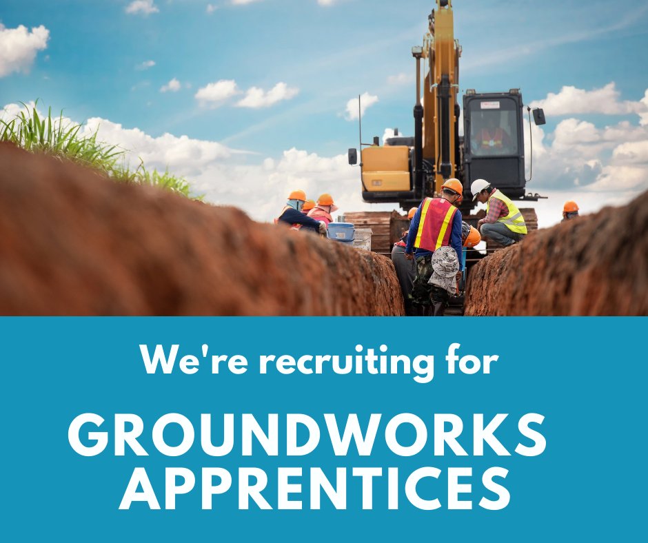 We have Groundworker apprenticeship vacancies in the RCT and Caerphilly area. 👷 There's lots of reasons to do an apprenticeship with us! Visit yprentis.co.uk/current-opport…