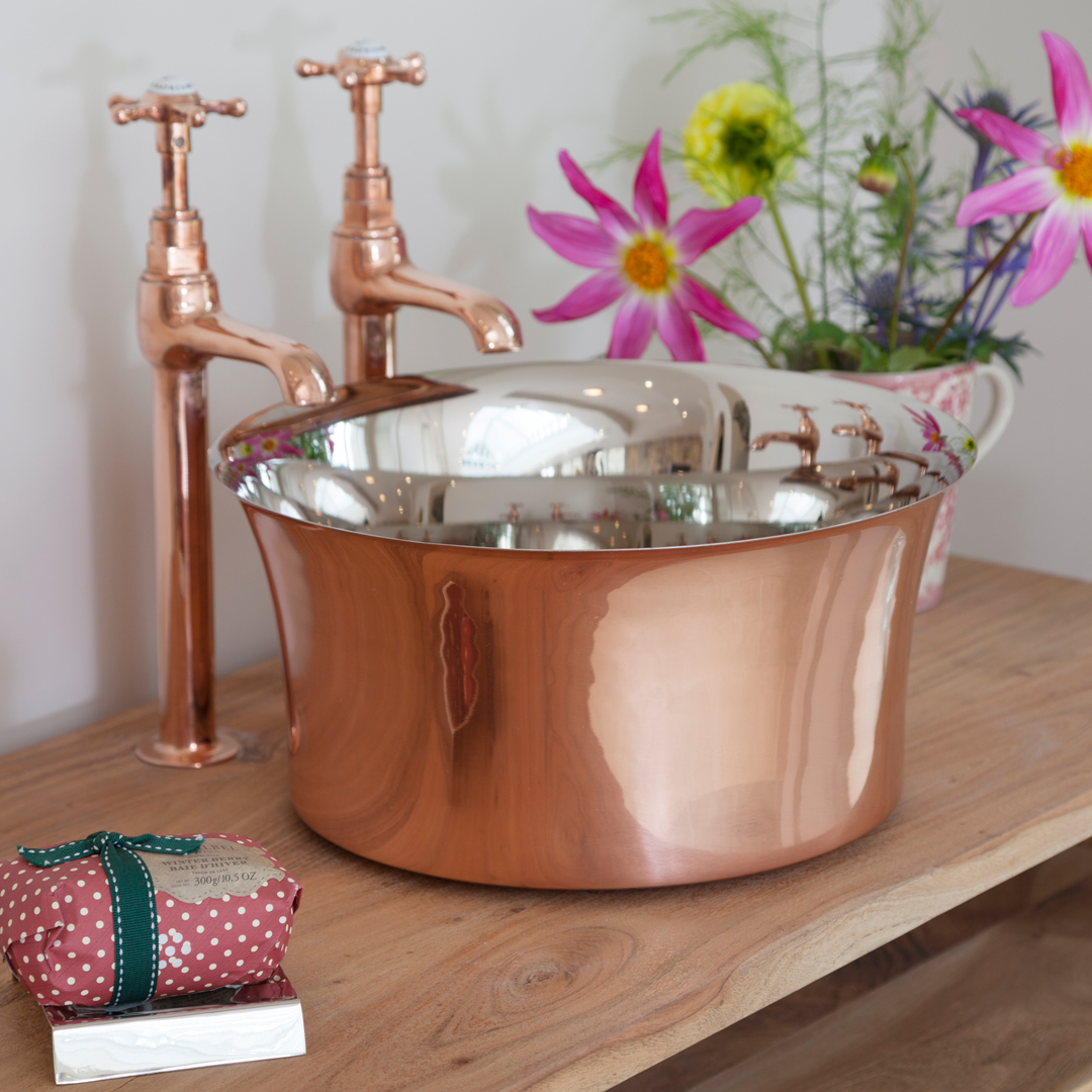 View our full range of Copper and Nickel Basins, made from Hand Beaten Copper: hurlinghambaths.co.uk/basins/copper-… We also offer Basin Taps and Wastes to suit. #copperbasins #nickelbasins #copper #nickel #basins #sinks #interiordesign #homeimprovements #homerenovation #bathroom