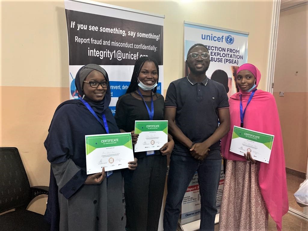 "The future of jobs is driven by tech, so girls must embrace ICT since it’s a tool that enhances learning. More must be done to keep the internet safe for girls."– Rahama Farah, UNICEF Kano Field Office Chief to participants at a mentorship session yesterday in Kano.

#GirlsinICT