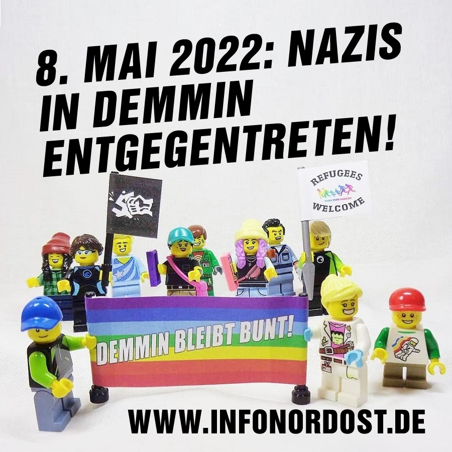 Die NPD hat für den 8. Mai erneut einen „Trauermarsch“ in #Demmin angemeldet. Mehr Infos in Kürze! #8mDM #achterMai #tagderbefreiung #8mai #befreiung #nonazis #fcknzs #nazisstoppen #nzsbxn #Naziskaputt #mvnazifrei #infonordost