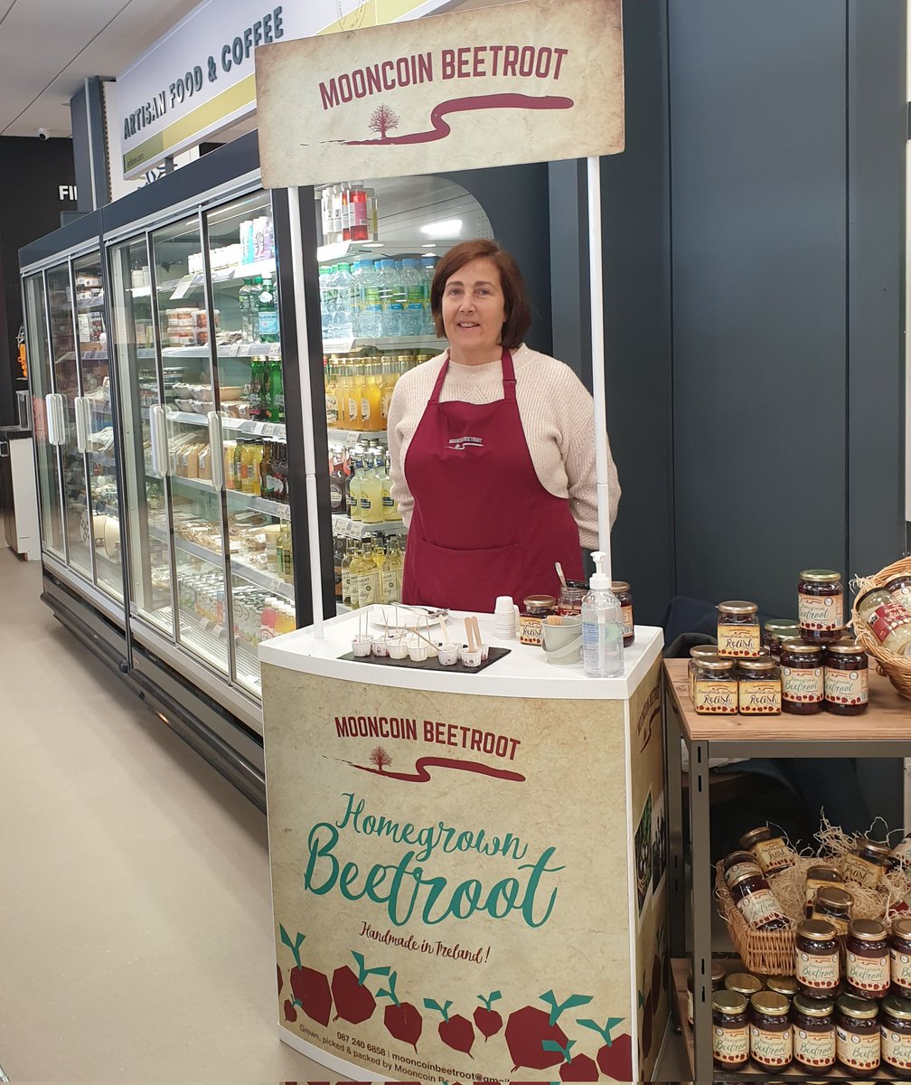 If you are in <a href="/ShawsDeptStores/">Shaws Department Stores</a> #Waterford #ArdkeenOnTheQuay today, do say hi to Helen from <a href="/mooncoinbeetro1/">Mooncoin Beetroot</a> and sample her fabulous produce. #MeetTheMaker