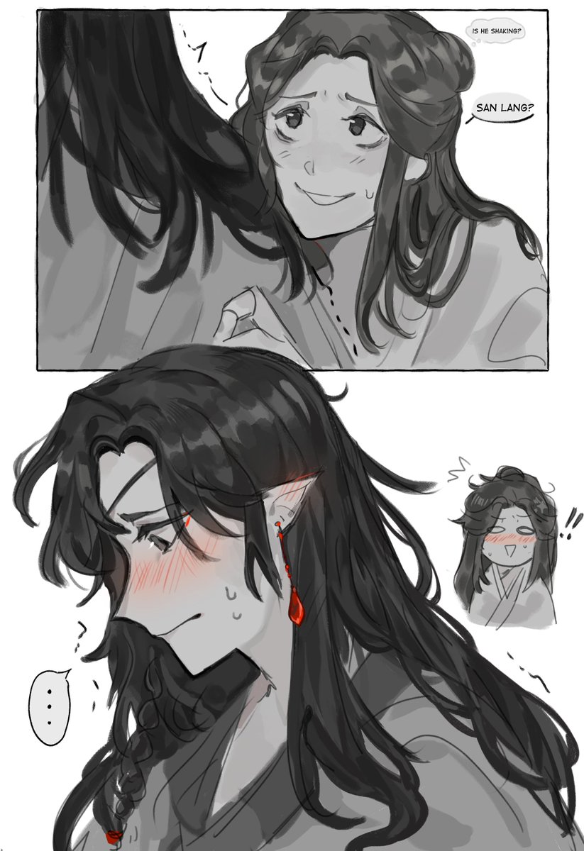 Hua Cheng dies inside when Xie Lian praises him
#TGCF #hualian #HeavenOfficialsBlessing