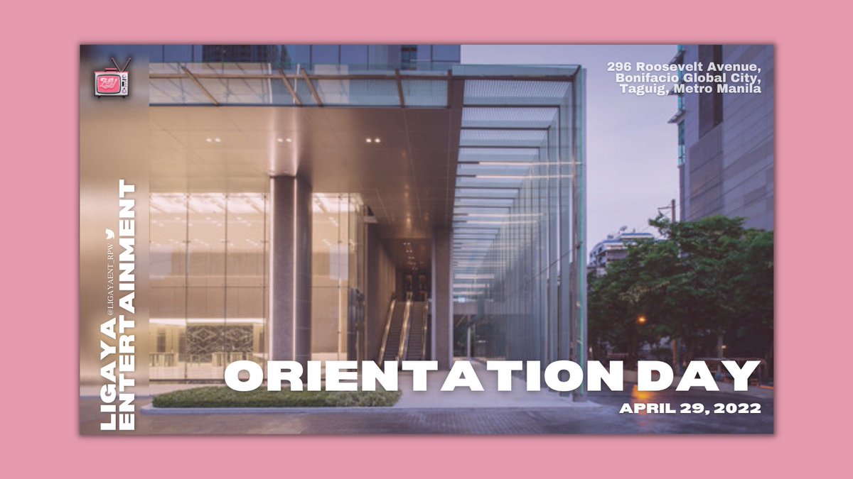 ㅤ 

                    LIGAYA ENTERTAINMENT 
                    SNS UPDATE
                    APRIL 29, 2O22

ㅤ