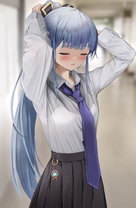 #今月描いた絵を晒そう 
神里綾華❄️ 