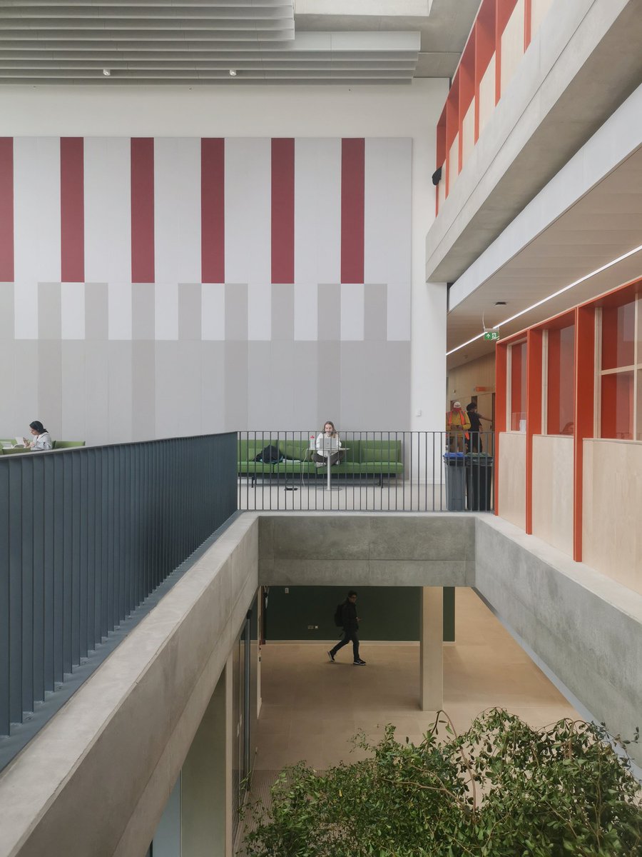 markboxphoto's tweet image. The new @westcamhub which opened last Tuesday is a delight of engineering and design. With soundproofed glass and feature walls and ceilings designed specifically for use of sound baffles, in the aid of sound mitigation.