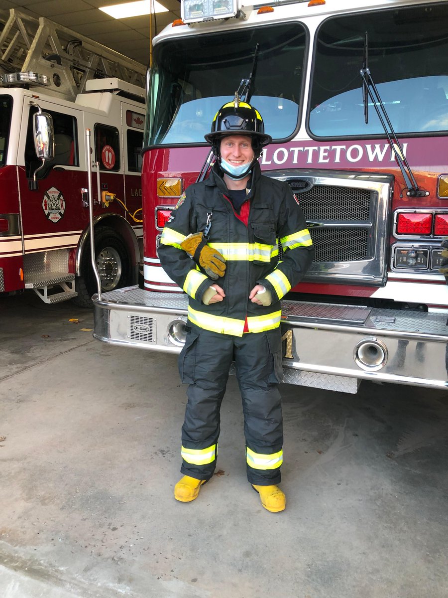 Meet Firefighter Brendan Rodgers. Brendon will soon have a year under his belt with the department. Brendon reminds all to keep the area around your dryer clear of things that can burn, boxes, cleaning supplies, clothing.