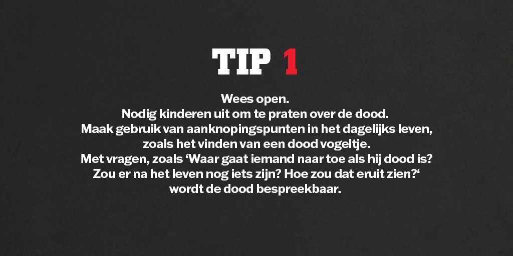 stichtingSIRE's tweet photo. Kinderen kunnen vaak beter met de dood omgaan dan je denkt. Neem kinderen serieus. Kinderen weghouden bij de dood lijkt hen te beschermen. In werkelijkheid sluiten we hen juist buiten. Onderstaande tips helpen je om het gesprek aan te gaan. Praat erover, niet eroverheen. https://t.co/cC2HXBVIaS