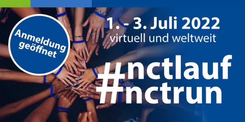 #nctlauf #nctrun #laufen #running virtuell weltweit mitmachen und jeder gelaufene Kilometer verwandelt sich in Geld gegen Krebs.