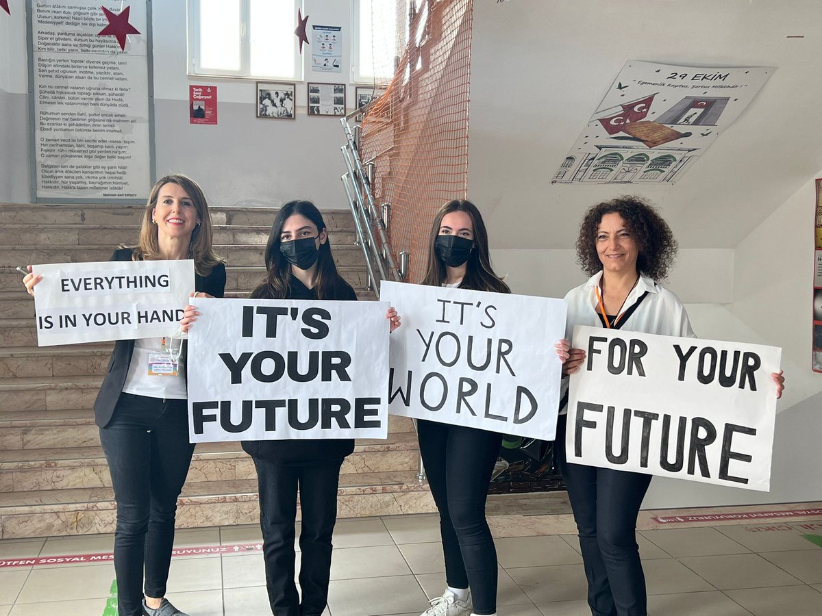 OfficialBBAL's tweet photo. Beşir Balcıoğlu Anadolu lisesi öğretmenlerinden Arife Cabbar ve Bilge Bayraktar'ın yürüttüğü "Conserve the nature for your future "adlı eTwinning projesinde görevli olan öğrencilerimiz fidan dikme ve çöp toplama etkinlikleri yaptılar. https://t.co/AFSyqixKq9