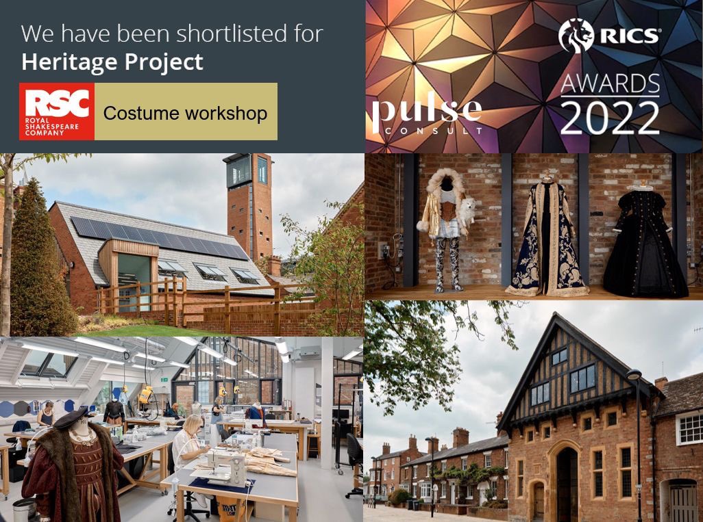 Delighted that <a href="/TheRSC/">The RSC</a> Costume Workshop redevelopment has been shortlisted in the #Heritage category for the <a href="/RICSnews/">RICS</a> Awards 2022! <a href="/Aedas/">Aedas</a> <a href="/Stepnellltd/">Stepnell</a> #RICSAwards2022 #conservation #awards #shortlisted