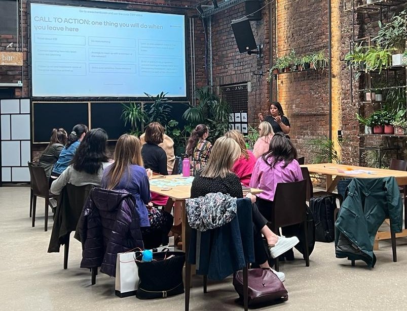 sheniravjismith's tweet photo. Still buzzing from the excitement of @jackiempratt &amp; I hosting the GM Communities of Practice f2f for the first time in 2yrs! 
Thanks to @KathSmythe, Nichol @ConnectedConsu2 @JohnHerringOD for setting the energies + Jo &amp; team @theyard_mcr for looking after us so well! 
#ODRocks https://t.co/BHruEtKhSE