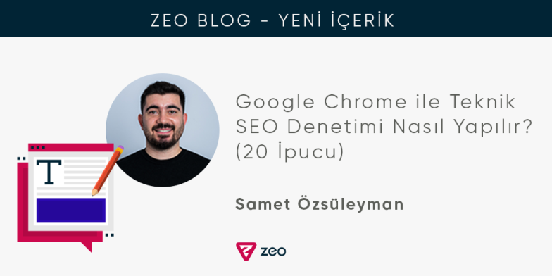 zeoagency's tweet photo. 📚 Google Chrome Developer Tools ile Teknik SEO'da nasıl geliştirmeler yapabileceğinizi, ekibimizden @sametozsuleyman'ın yazısıyla Zeo Blog'da okuyabilirsiniz!👇
https://t.co/ULNieI9Wuw
#SEO #google #zeoblog https://t.co/6d8QmCLXBf