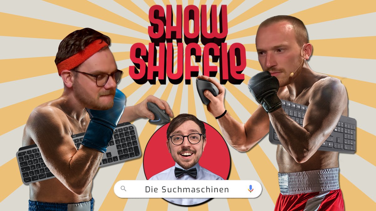 TheRocketBeans's tweet photo. Das Live-Programm für euren Freitagabend!
Um 20 Uhr läuft #AllesMöglicheFights mit @Pommes_Ruppel, @larsericpaulsen & @EtienneToGo. Anschließend treten um 21:30 Uhr Etienne & Lars bei #ShowShuffle mit @Verlingscht in einem epischen Suchmaschinen-Battle gegeneinander an. https://t.co/6R2sZbjNen