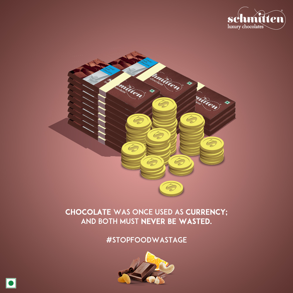 Schmitten_Choco's tweet photo. Food waste is a social, humanitarian and environmental concern. Let’s put a full stop to it and keep enjoying every piece of food like chocolate so that nobody can think of wasting it.
#stopfoodwastage #foodwastage #schmittenchocolates #schmitten #luxurychocolates #realchocolates https://t.co/HA9M7x1okl