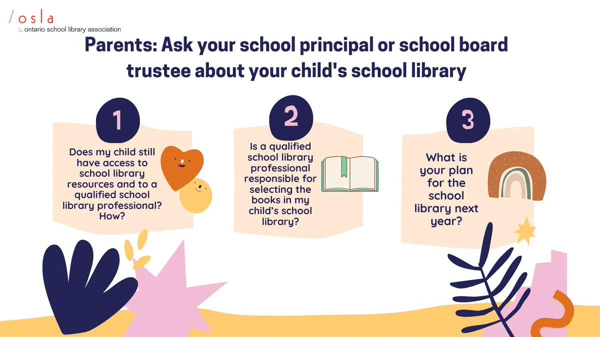ONLibraryAssoc's tweet image. Books and library spaces are a source of reassurance, comfort, and contribute to children’s better mental health and participation in school. Ask about Your Child’s School Library! Find out more: accessola.com/school-library… #onted #onpoli