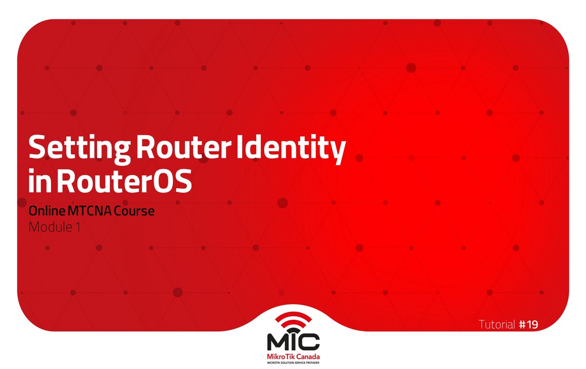 mikrotikcanada's tweet image. A most vital piece of info for any device is #identity, absolutely essential for device ID, #network_monitoring, #maintenance &amp;amp; #troubleshooting, etc. Watch to learn how easily you can find, set and change #router_identity in @mikrotik_com&apos;s #RouterOS.

wirelessnetware.ca/blog/setting-u…