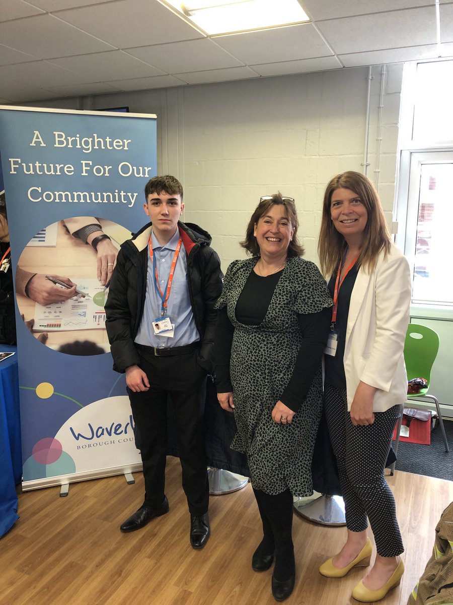 Meeting some great students ⁦⁦<a href="/GodalmingColl/">Godalming College</a>⁩ ⁦<a href="/WaverleyBC/">Waverley Borough Council, Surrey</a>⁩  #careers #proudtobeprofessional