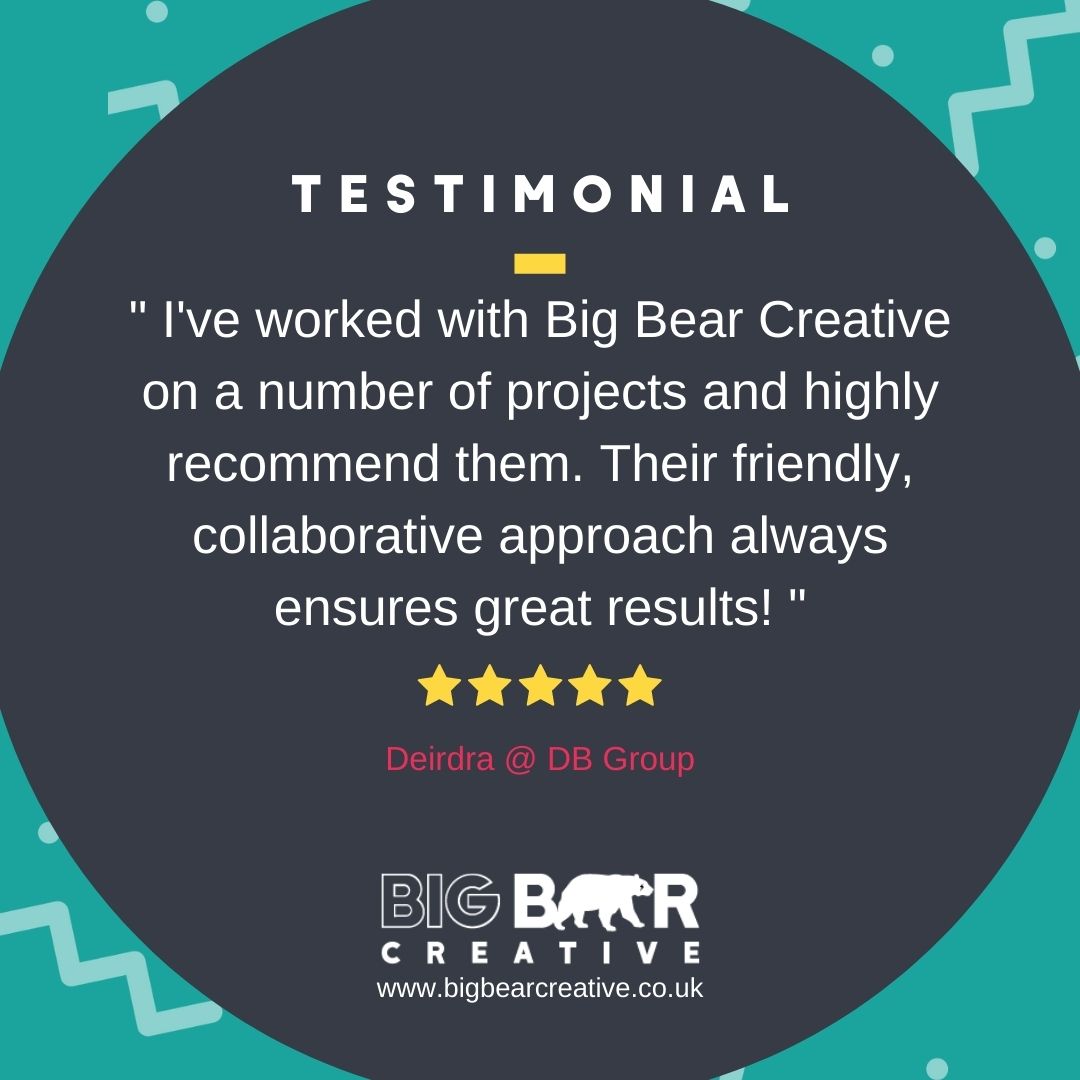 Huge success with this client, amazing to hear how people feel about our approach on projects.
 
#bigbearcreative #bigbearcambridge #smallbusinesssuccess #digitalmarketingagency #brandingproject #clientfeedback #agencylife #seoexpertsuk