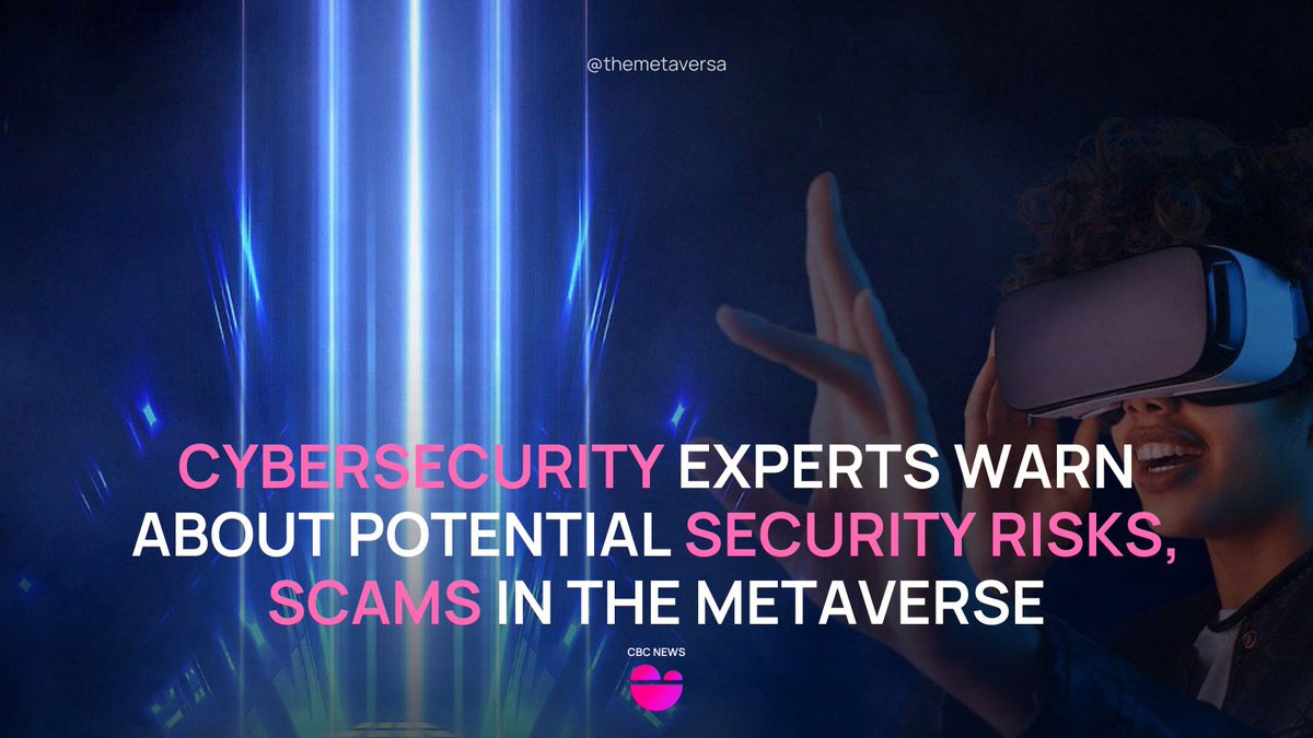 themetaversa's tweet photo. Hey, Metaversa fam! Can't get enough Metaverse?

Here's the news recap for the week!

1. "If a hacker can access your camera, they can see into your office, they can see into your bedroom. They can see inside of your home".

Source: https://t.co/v2c1cMTt1M https://t.co/9hVNguV3bn