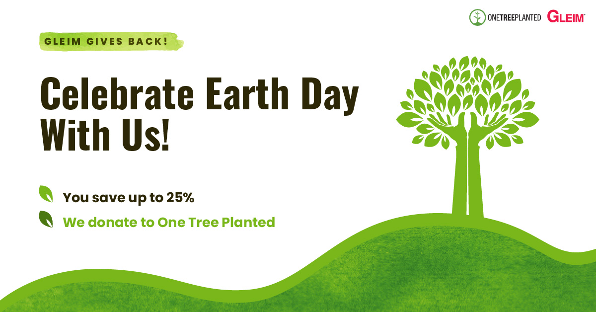 You shouldn't have to choose between getting the best deal and supporting a good cause. 

🌱 Learn about the latest way we're giving back and save on your course!

bit.ly/3E7C72m
#OneTreePlanted #GleimAccounting