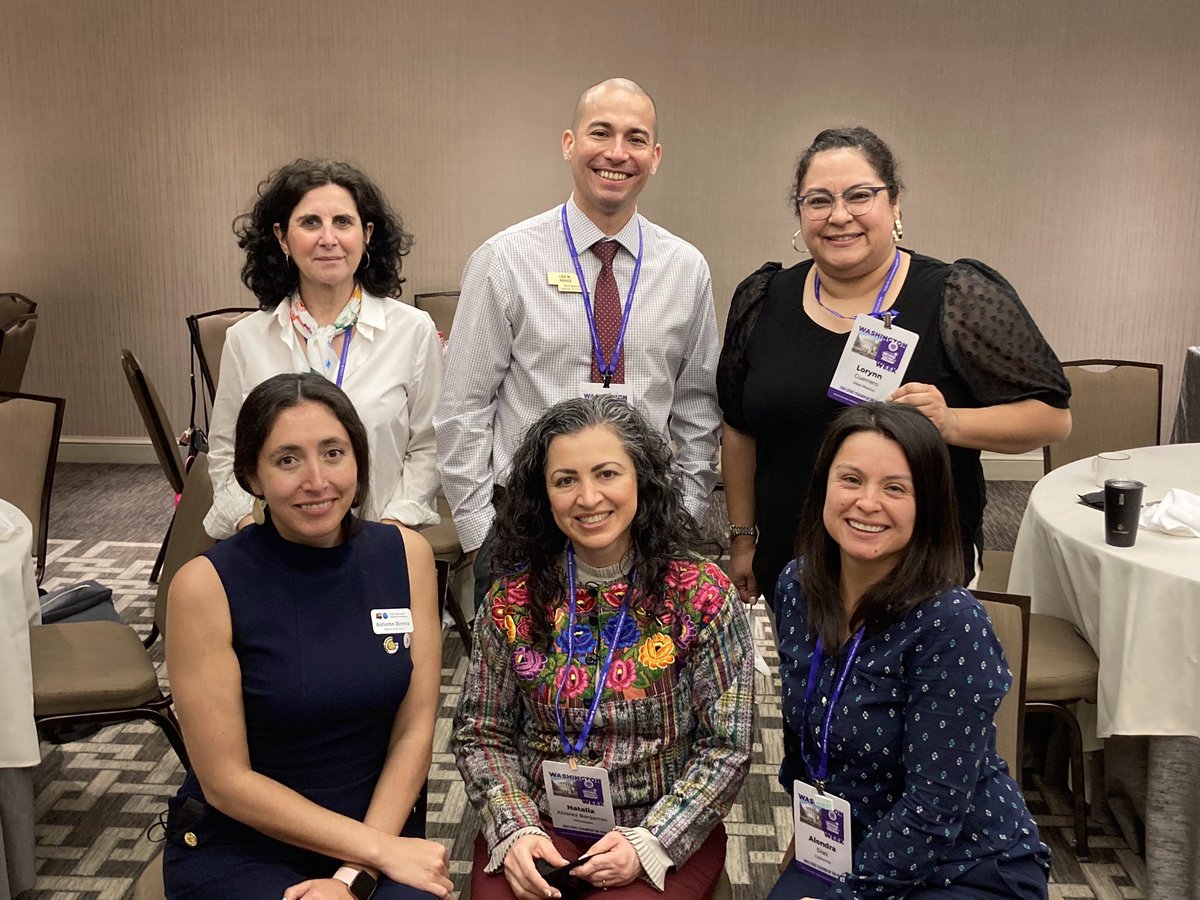 Representation matters! Our students need to see themselves reflected in those who teach them. Proud to represent with my fellow Hispanic and Latinx teachers! #ntoy2022 <a href="/CCSSO/">CCSSO</a>