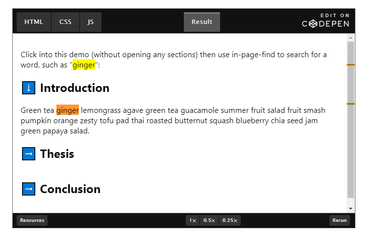 Impacts scroll-to-text for hidden elements -> Chrome 102: "until-found" for hidden attribute

"Chrome adds a new value, until-found, for the hidden attribute, which makes an element searchable by find-in-page &amp; scroll to text fragment." glennga.be/36Z5Azj via <a href="/JosephArhar/">Joey Arhar</a>