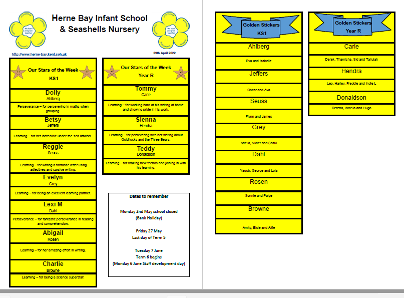 Herne Bay Infant School & Seashells Nursery tweet media