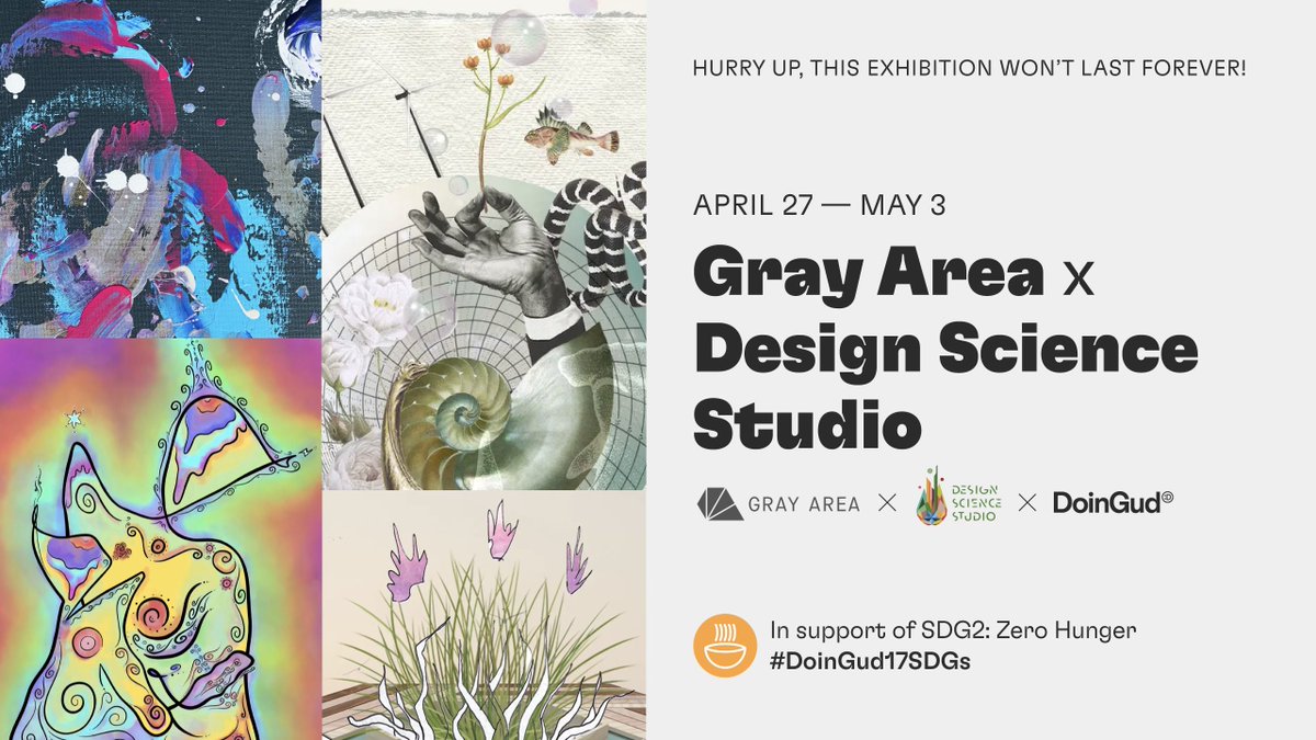 DoinGud ( :D , :D ) (@doingudhq) on Twitter photo 🌎❤️ Gray Area x Design Science Studio is live!
This exhibition has been curated by
@DScienceStudi X <a href="/grayarea/">Gray Area Foundation</a>
All #NFTs are collecting funds for <a href="/UN/">United Nations</a> #SDG2: Zero Hunger
In support of <a href="/NewEarthLife/">Portal</a>
Drop info 🌎 ❤️ 👇
doingud.com/drop/terrene-p… 🌎❤️ Gray Area x Design Science Studio is live!
This exhibition has been curated by
@DScienceStudi X <a href="/grayarea/">Gray Area Foundation</a>
All #NFTs are collecting funds for <a href="/UN/">United Nations</a> #SDG2: Zero Hunger
In support of <a href="/NewEarthLife/">Portal</a>
Drop info 🌎 ❤️ 👇
doingud.com/drop/terrene-p…