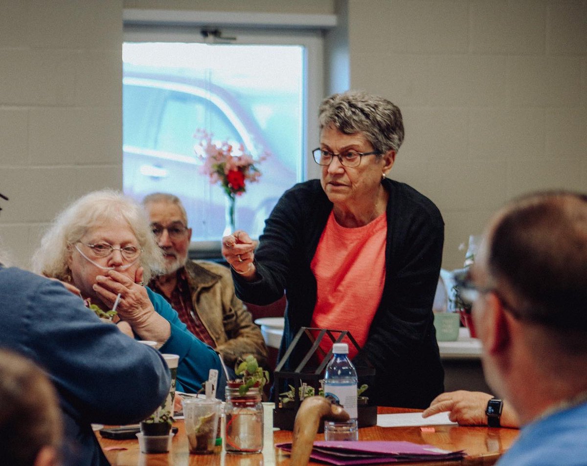 TheFactoryPA's tweet photo. Check out pictures from the final class of “African Violets with Marie Glass!” This group had loads of fun growing violets and learning together this spring. 

#empowerconnectbuild https://t.co/8hiyGEOAwS