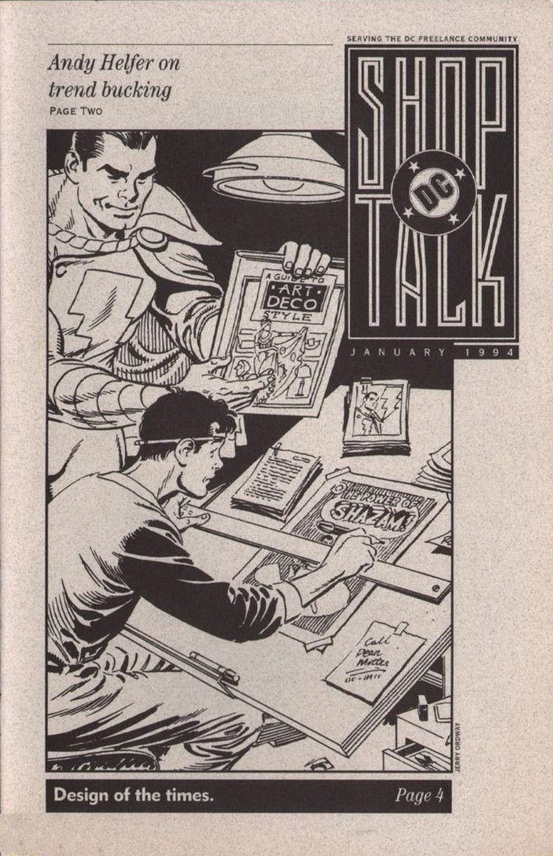 MarvelFamilyWeb's tweet photo. Here's the printed version of DC Shop Talk... #DCShopTalk #JerryOrdway #deanmotter #captainmarvel #shazam #billybatson https://t.co/EoHg1hYSSj