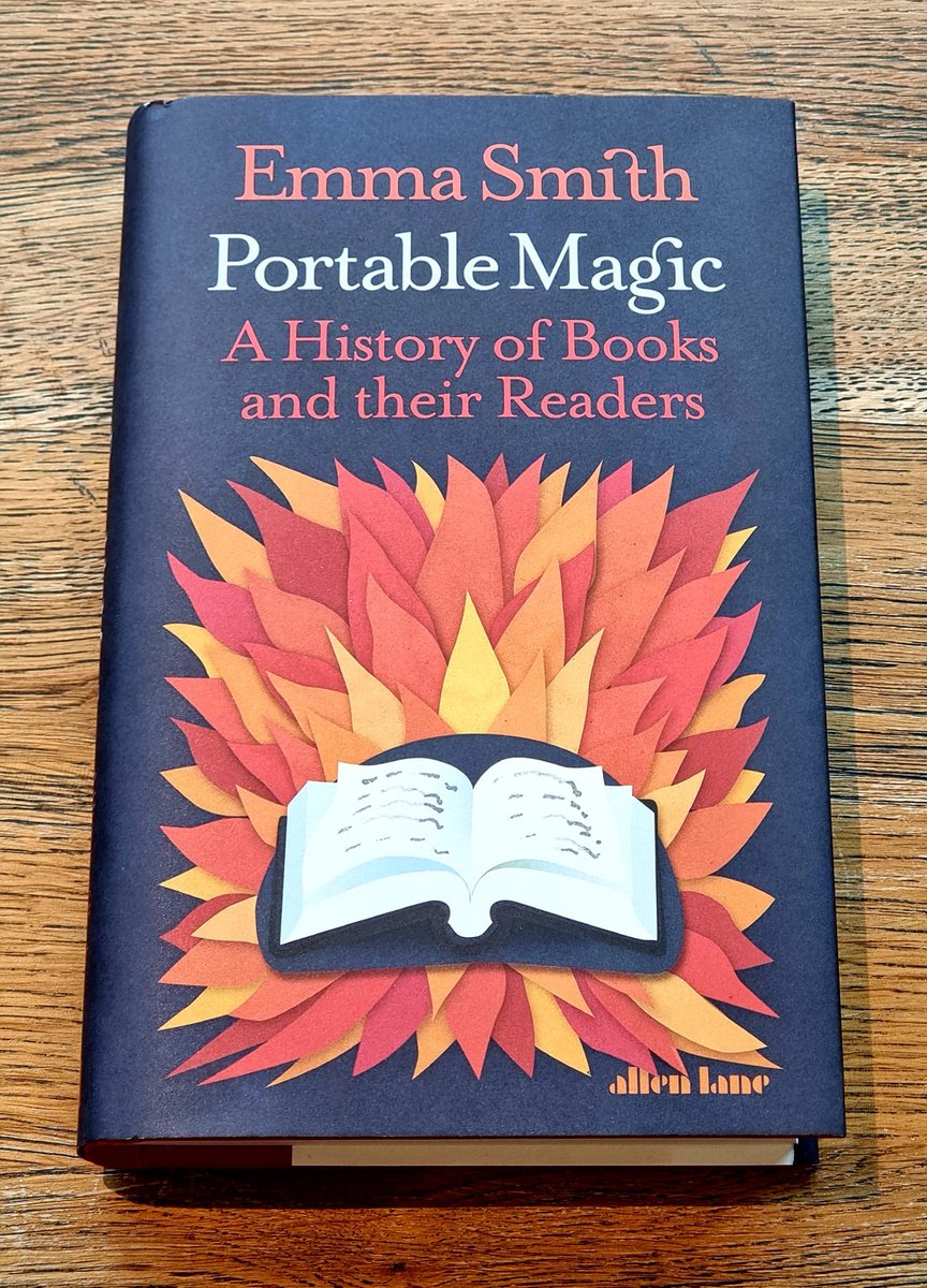 We 💜 books about books! ‘Portable Magic’ by Emma Smith @oldfortunatus is out now (published by @AllenLaneBooks yesterday to be exact)! A great gift idea for book lovers too! #portablemagic #booksaboutbooks #newbooks