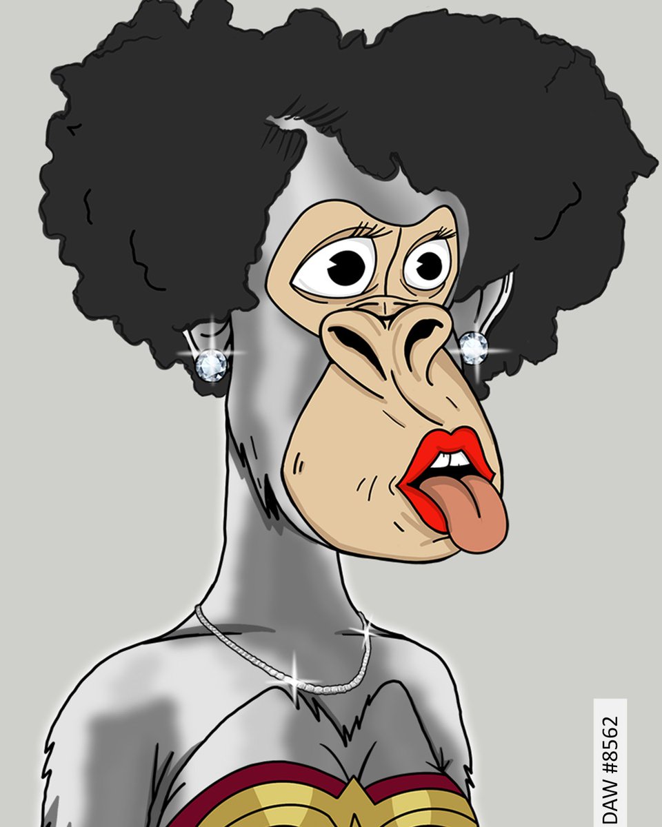 There's one week left to come visit 𝗗𝗲𝘀𝗽𝗲𝗿𝗮𝘁𝗲 𝗔𝗽𝗲𝗪𝗶𝘃𝗲𝘀 𝘅 𝗢𝗺𝗲𝗿 𝗧𝗶𝗿𝗼𝗰𝗵𝗲 𝗚𝗮𝗹𝗹𝗲𝗿𝘆! The exhibition will be open through next Friday, May 6th.

#desperateapewives #daw #digitalart #londonexhibition #omertirochegallery <a href="/DApeWives/">Desperate ApeWives</a>