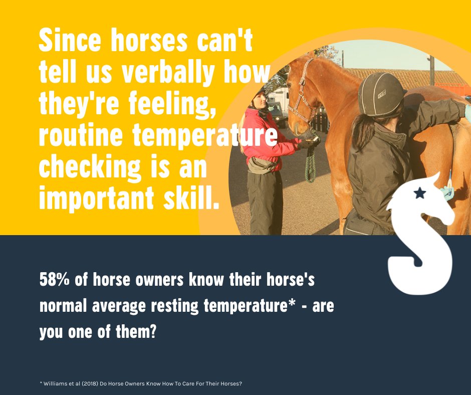 StranglesWeek's tweet image. 💛 Record your horse's resting temperature daily for a week
💛 Discover your horse's average health temperature
💛 Learn how to spot fever in your horse
💛 Enter our FREE prize draw (Ts &amp;amp; Cs apply)
#TempCheckChallenge #SAW2022 
Find out more 👉 redwings.org.uk/tempchecker