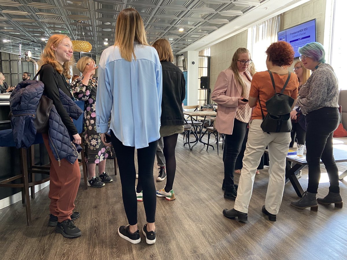 It’s brilliant to have some of our #FreelanceHERs here today at HOST Salford for lunch and networking with mentors and some of our #HOSTMembers.