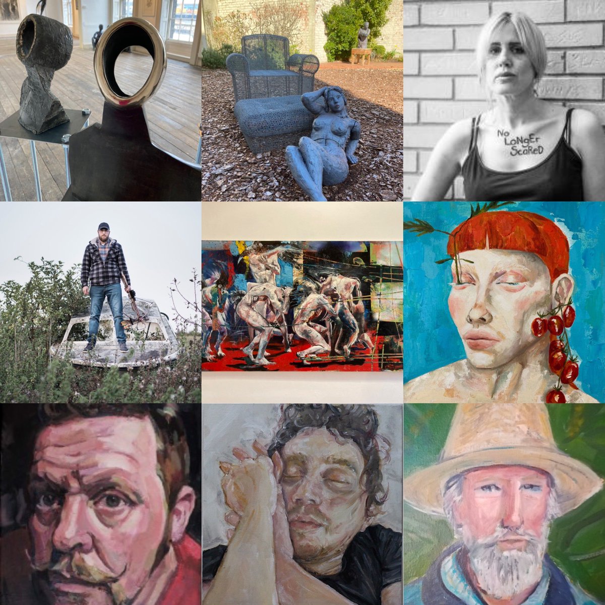 For the last Friday of our current exhibition, Humans - Strength and Frailty- here’s a few of the artworks from it - love to see (and share) some of your favourite photos from the show - still time to visit - we’re open until Thur 5 May plus BH Monday - FREE Entry 

Pls share