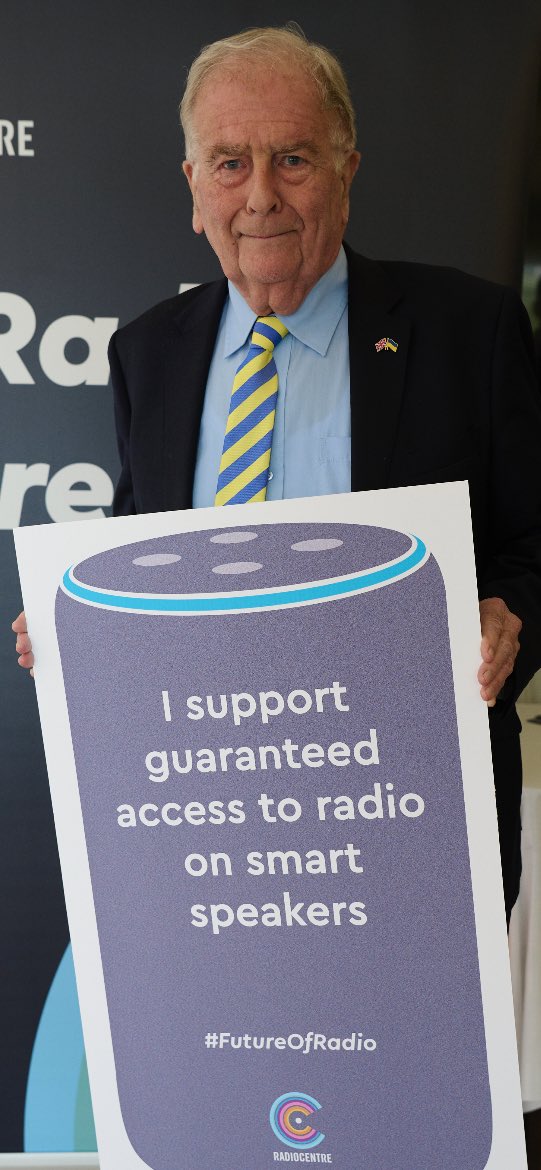 Speaking as an ex-DJ, I think that radio stations must be protected on smart speakers to ensure the #FutureOfRadio.